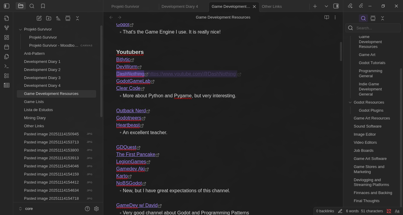Website progress screenshot